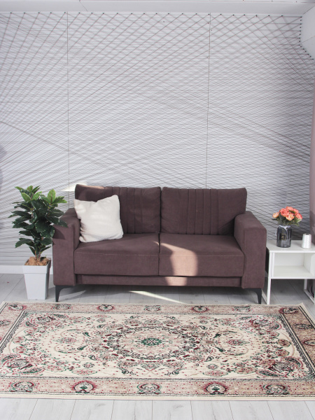 Российский прямоугольный ковёр F674 CREAM