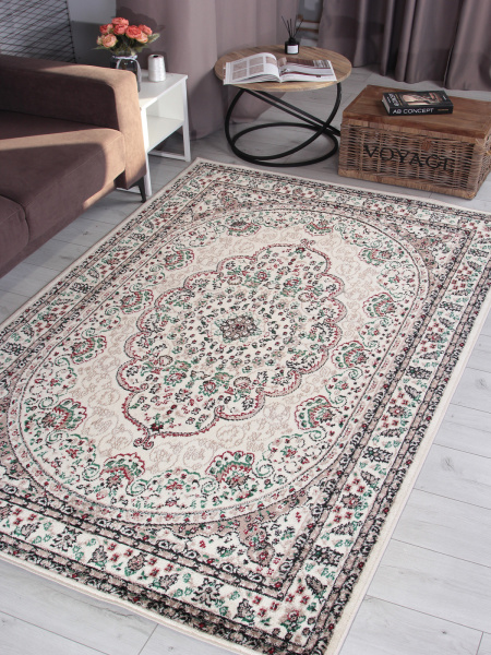 Российский прямоугольный ковёр F675 CREAM