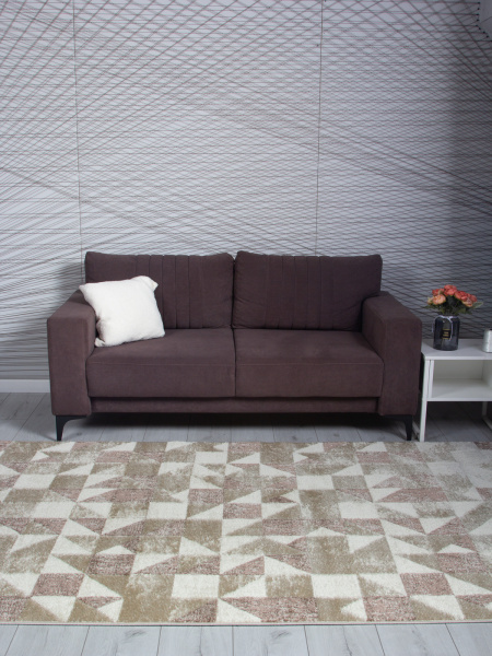 Российский прямоугольный ковёр F694 BEIGE