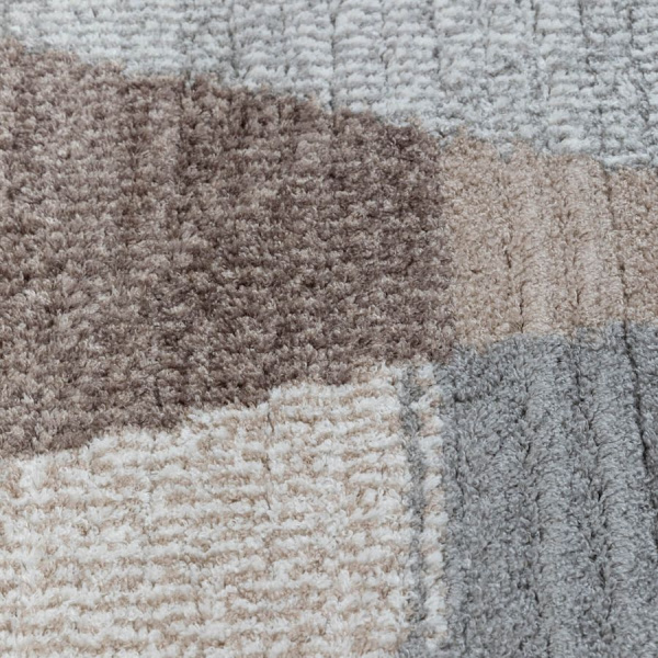 Турецкий прямоугольный ковёр  L339A BEIGE/GREY