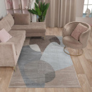 Турецкий прямоугольный ковёр  L339A BEIGE/GREY