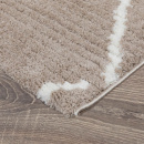 Турецкий прямоугольный ковёр  L348A BEIGE/WHITE