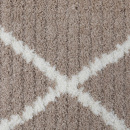 Турецкий прямоугольный ковёр  L348A BEIGE/WHITE