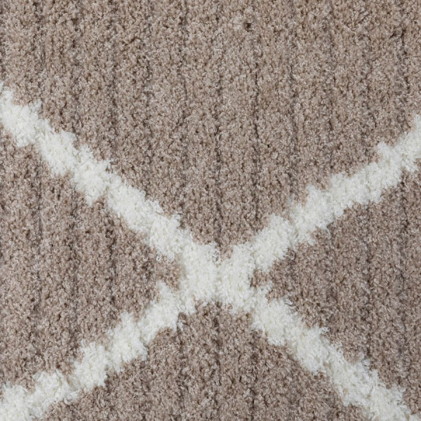 Турецкий прямоугольный ковёр  L348A BEIGE/WHITE