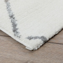 Турецкий прямоугольный ковёр  L348A WHITE/BEIGE