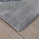 Турецкий прямоугольный ковёр  L474A GREY/BLUE
