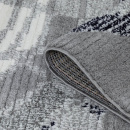 Турецкий прямоугольный ковёр  L474A GREY/BLUE