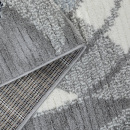 Турецкий прямоугольный ковёр  L474A GREY/BLUE