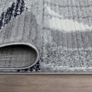 Турецкий прямоугольный ковёр  L474A GREY/BLUE