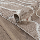 Турецкий прямоугольный ковёр  L479A BEIGE/WHITE