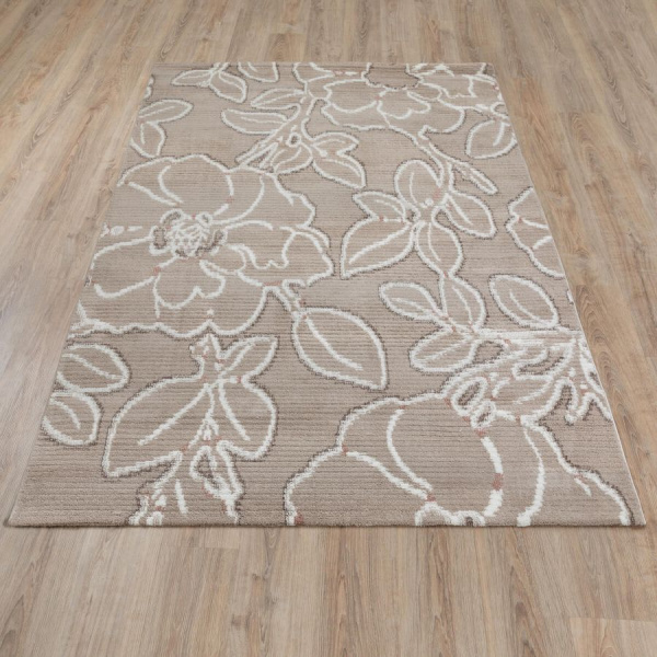 Турецкий прямоугольный ковёр  L479A BEIGE/WHITE