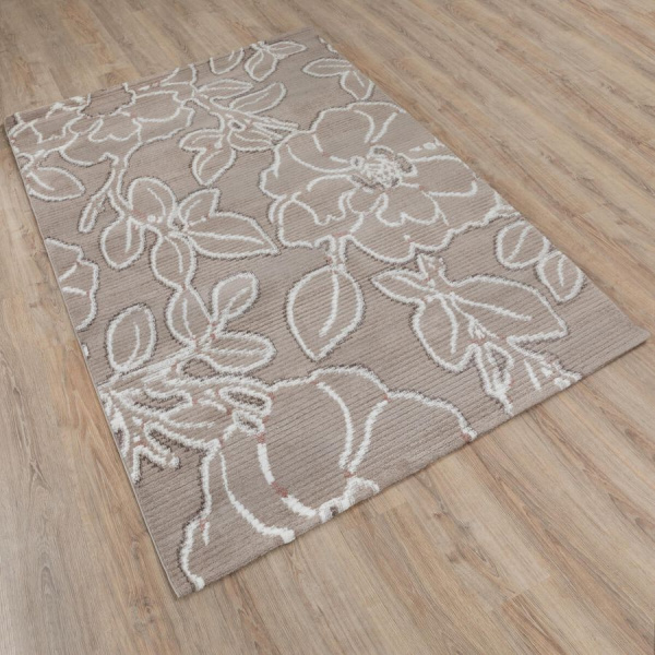 Турецкий прямоугольный ковёр  L479A BEIGE/WHITE