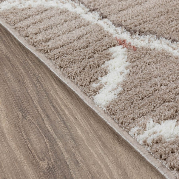 Турецкий прямоугольный ковёр  L479A BEIGE/WHITE