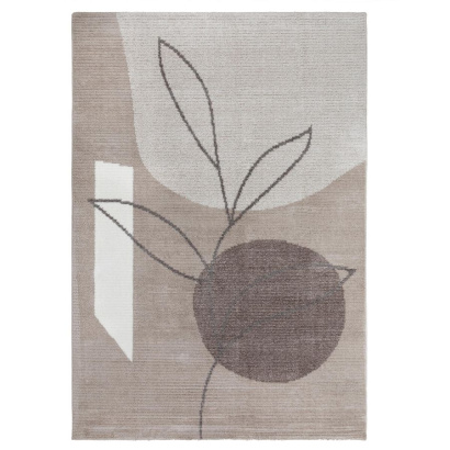 Турецкий прямоугольный ковёр  L547A BEIGE/BEIGE