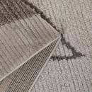 Турецкий прямоугольный ковёр  L547A BEIGE/BEIGE