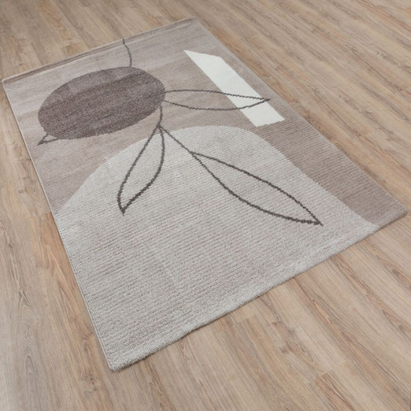 Турецкий прямоугольный ковёр  L547A BEIGE/BEIGE