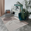 Турецкий прямоугольный ковёр  L547A BEIGE/BEIGE
