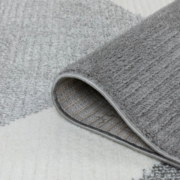 Турецкий прямоугольный ковёр  L552A GREY/GREY
