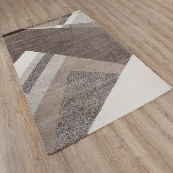 Турецкий прямоугольный ковёр  L552A TAUPE/BEIGE