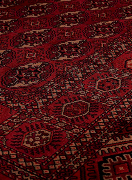 Турецкий прямоугольный ковёр 35002B RED / RED