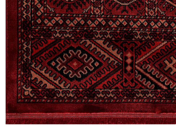 Турецкий прямоугольный ковёр 35002B RED / RED