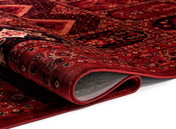 Турецкий прямоугольный ковёр 40289A RED / RED
