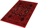 Турецкий прямоугольный ковёр 40289A RED / RED