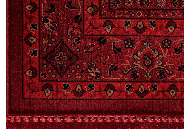 Турецкий прямоугольный ковёр 40289A RED / RED