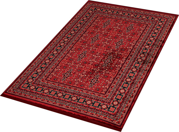 Турецкий прямоугольный ковёр 40290A RED / RED