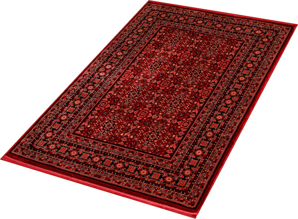 Турецкий прямоугольный ковёр 40290A RED / RED