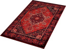 Турецкий прямоугольный ковёр 40293B RED / BLACK