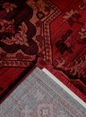 Турецкий прямоугольный ковёр 40293B RED / BLACK