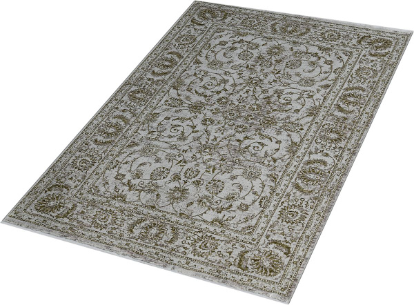 Турецкий прямоугольный ковёр 39120A BROWN-BROWN