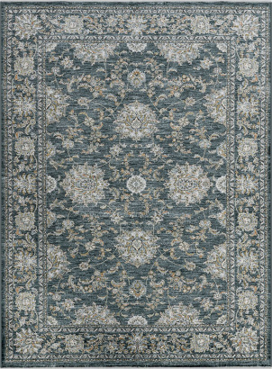 Турецкий прямоугольный ковёр 39122A M.BLUE - M.BLUE