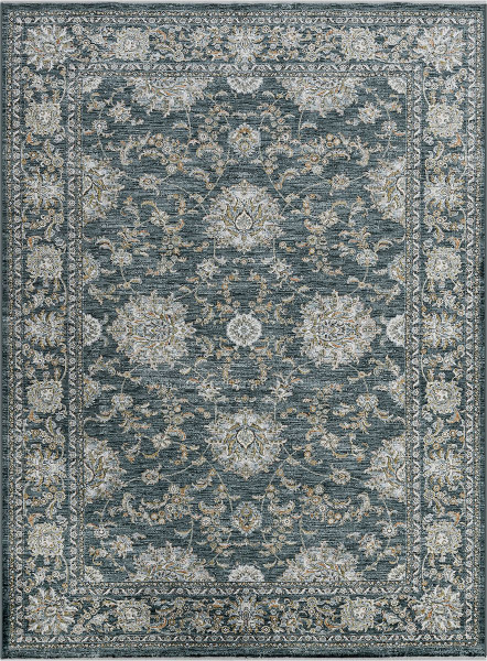 Турецкий прямоугольный ковёр 39122A M.BLUE - M.BLUE