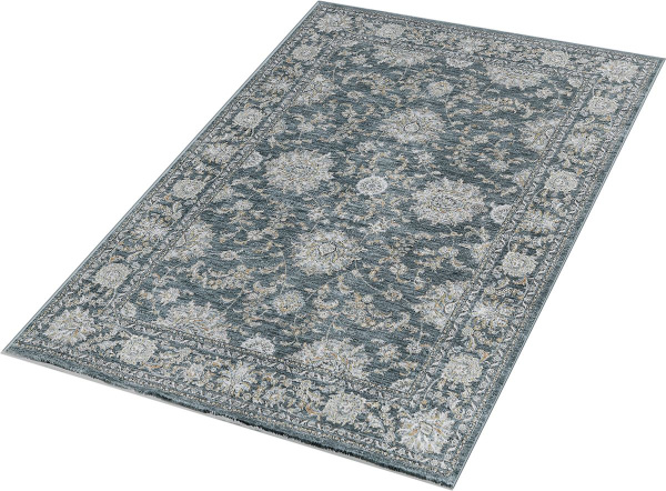 Турецкий прямоугольный ковёр 39122A M.BLUE - M.BLUE