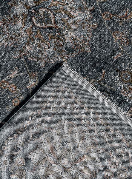 Турецкий прямоугольный ковёр 39122A M.BLUE - M.BLUE