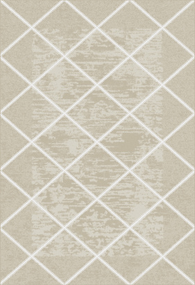 Турецкий прямоугольный ковёр F687 BEIGE