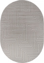 Российский овальный ковёр F412 LIGHT CREAM