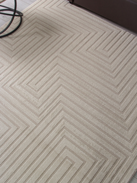 Российский прямоугольный ковёр F412 LIGHT CREAM