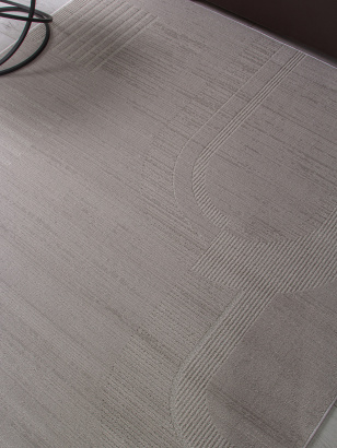 Российский прямоугольный ковёр F437 GRAY 2