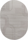 Российский овальный ковёр F437 LIGHT CREAM