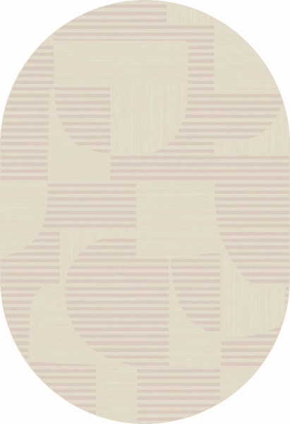 Российский овальный ковёр F440 LIGHT CREAM