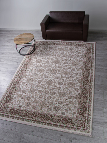 Российский прямоугольный ковёр d203 BEIGE