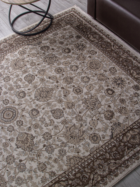 Российский прямоугольный ковёр d203 BEIGE