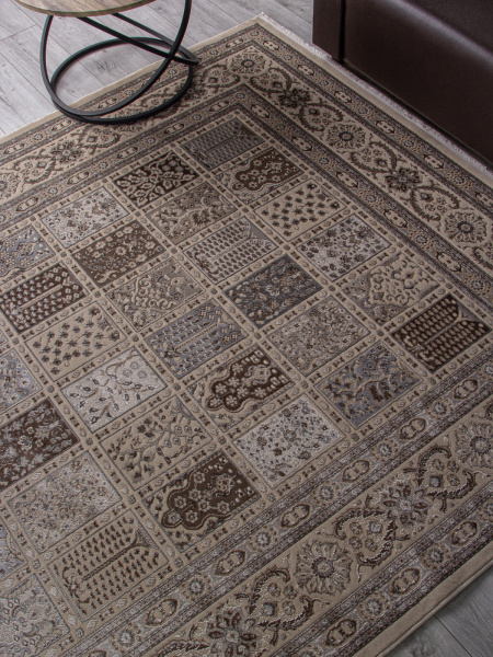 Российский прямоугольный ковёр D204 BEIGE