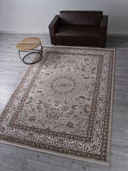 Российский прямоугольный ковёр d210 BEIGE