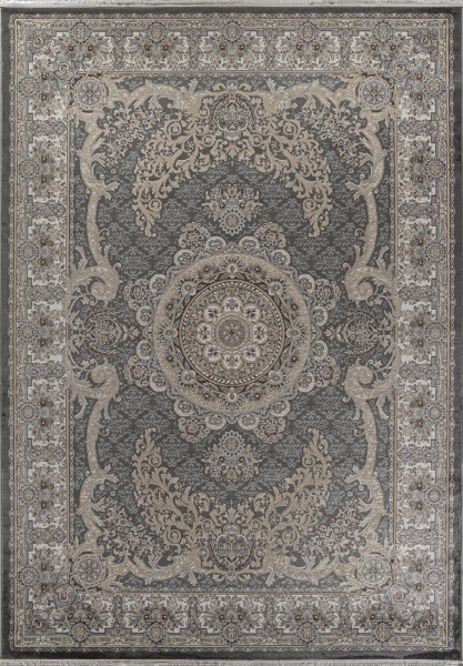 Российский прямоугольный ковёр D728 DARK GRAY