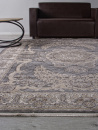 Российский прямоугольный ковёр D728 DARK GRAY