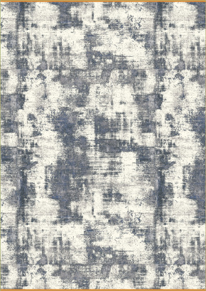 Турецкий прямоугольный ковёр 00067 GREY / BLUE